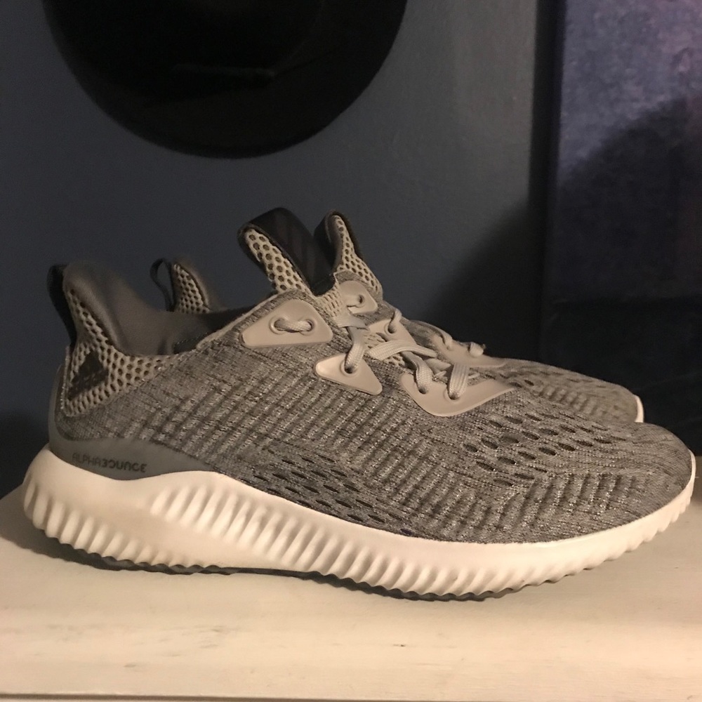 ADIDAS Alphabounce Em Shoes Grey/White
